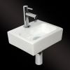 San4U 2505035 One Pack Mini Beta fonteinset wit keramiek/ chroom