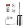 Smedbo Beslagsboden SMARTP-BBCR accessoireset (toiletset) gepolijst edelstaal