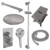 Brauer Carving 5-CE-140 thermostatische inbouw regendouche 3-weg omstelling SET 44 chroom