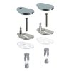 Clou InBe IB10554000 set scharnieren t.b.v. InBe toiletzitting IB0406050
