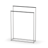 Decor Walther Mikado Tec 0523078 MK TEC HT handdoekstandaard rvs geborsteld/mat zwart