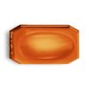 Decor Walther Crystal 0924081 KR KS schaal 23x13cm Amber Crystal