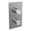 Brauer Carving 5-NG-134 thermostatische inbouw regendouche 3-weg omstelling SET 38 RVS geborsteld PVD