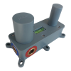 Brauer Edition 5-S-083-B4 inbouw wastafelmengkraan met gebogen uitloop en afdekplaat model D2 mat zwart