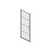 Sealskin Soho SOHO/SW/80/HRZLKSTRP/KF horizontale lekstrip 712mm zwart (korte flap)