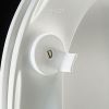 Pressalit Dania R43000 toiletzitting 50mm verhoogd met deksel met spatscherm wit