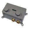 Brauer Carving 5-S-205 thermostatische inbouw regendouche met drukknoppen SET 70 mat zwart