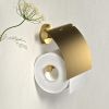 Geesa Nemox Brushed Gold 916508-07 toiletrolhouder met klep goud geborsteld
