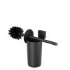 Geesa Topaz Black 917911-06-A toiletborstelhouder (zwarte borstelkop) zwart