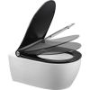 Pressalit Sway D 934230-BL6999 toiletzitting met deksel mat wit