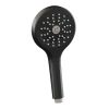 Brauer Carving 5-S-205 thermostatische inbouw regendouche met drukknoppen SET 70 mat zwart