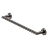 Geesa Nemox Brushed Metal Black 916507-09-45 wandhanddoekhouder 45cm zwart metaal geborsteld