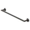 Geesa Nemox Brushed Metal Black 916507-09-60 wandhanddoekhouder 60cm zwart metaal geborsteld