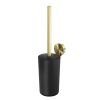 Geesa Opal Brushed Gold 917211-07 toiletborstel met houder goud geborsteld