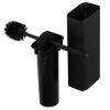Geesa Shift Black 919911-06-06 toiletborstel met houder muurbevestiging mat zwart