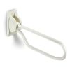 Handicare (Linido) LI2603350102 opklapbare toiletbeugel 530 mm staal gecoat wit (OUTLET)