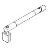HSK E100320-15-90 stabilisatiesteun 150cm RVS look
