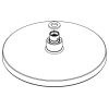 HSK Shower & Co! E98521-41-280 hoofddouche rond 250x18mm gunmetal
