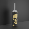 Inda MY Art Skull AV014BCR04Y toiletborstelgarnituur chroom