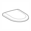 Geberit Renova 500836011 toiletzitting met deksel wit