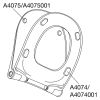 Pressalit Sway D2 994230-DF4999 toiletzitting met deksel mat wit
