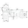 San4U 2505035 One Pack Mini Beta fonteinset wit keramiek/ chroom