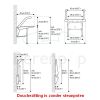 Etac Relax 81703060 douchezitting met armsteunen en rugleuning wit