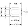 Duravit D-Code 0067410000 toiletzitting met deksel wit