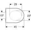 Geberit Icon 245.464.JT.1 toiletzitting met deksel mat wit