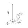 Geesa Opal Chrome 917212-02 reserverolhouder chroom