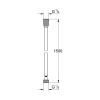 Grohe 28364001 Silverflex doucheslang 150cm chroom