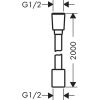 Hansgrohe 28230820 Designflex doucheslang textiel 200cm geborsteld nikkel