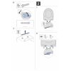 Geberit Renova Plan 500832001 toiletzitting met deksel wit