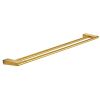 Pressalit Style PR70560 handdoekhouder dubbel 81cm geborsteld messing