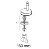 Pressalit Basic Line - D300 1100000-D7499913 toiletzitting met deksel wit
