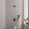 Brauer Edition 5-S-056 thermostatische inbouw regendouche 3-weg omstelling SET 33 mat zwart