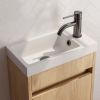 Brauer Edition 5-GM-006 opbouw fonteinkraan gunmetal geborsteld PVD