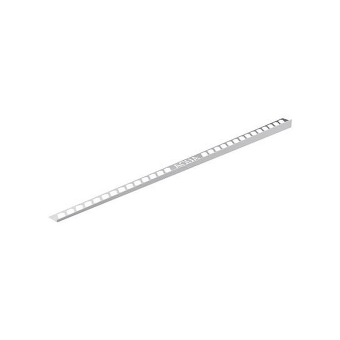 Blanke Aqua Keil 8442856110L afschotprofiel douchevloer 2000x11x40 links mat zwart