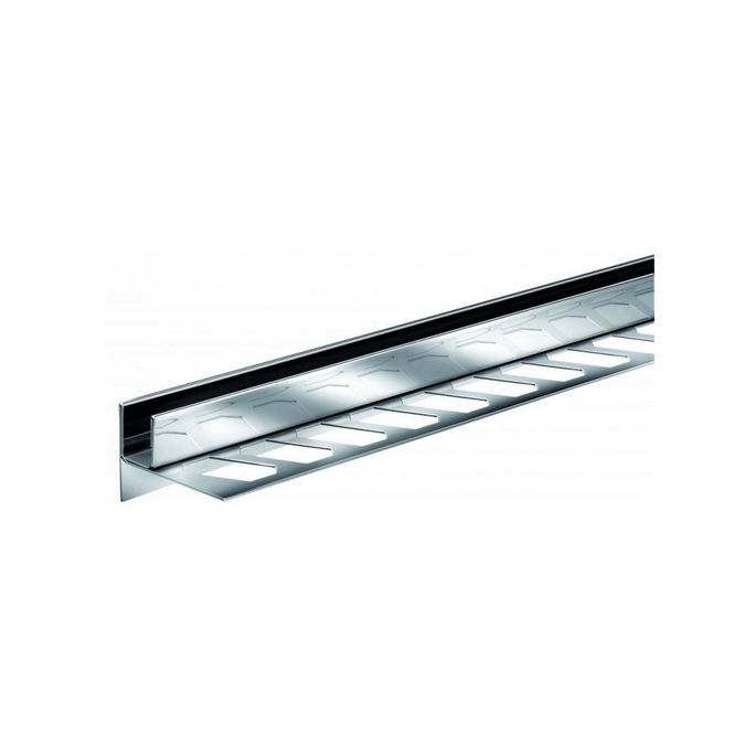 Blanke Aqua Keil Glas 1932856120R glas afsluitprofiel 1200x37mm rechts mat zwart