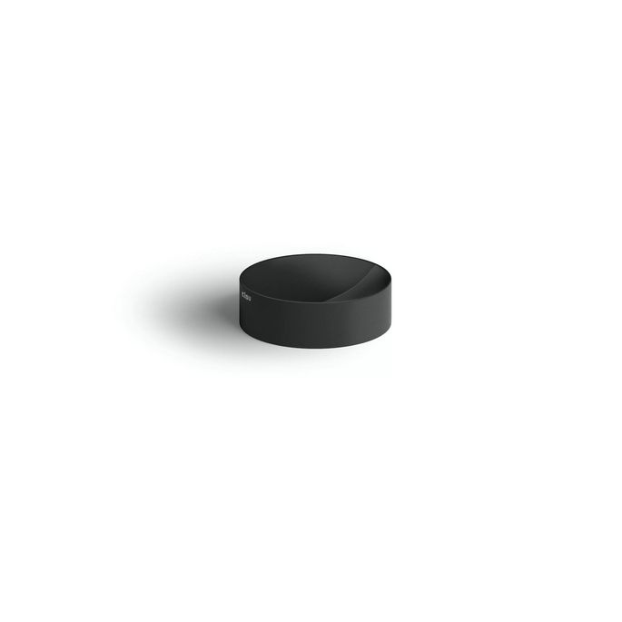 Clou Vale CL0330164 fontein 22cm zonder kranenbank mat zwart keramiek