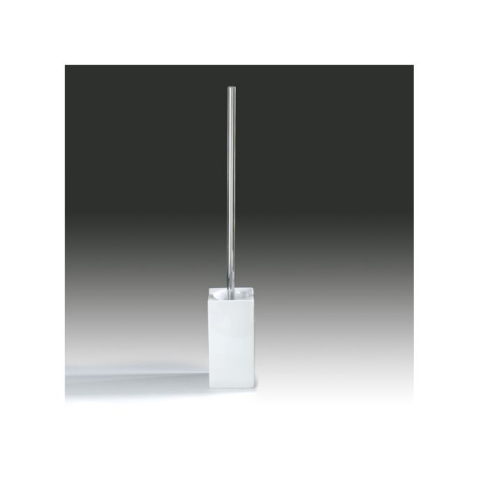Decor Walther 0834700 DW 6250 toiletborstelgarnituur staand porselein wit/ chroom