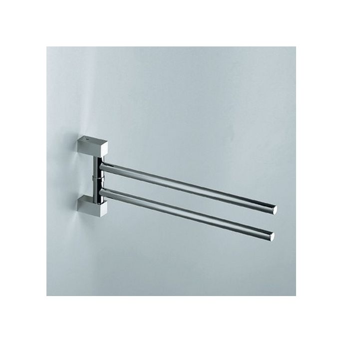 Decor Walther Bloque 0570700 BQ HTH2 2-lids handdoekhouder chroom