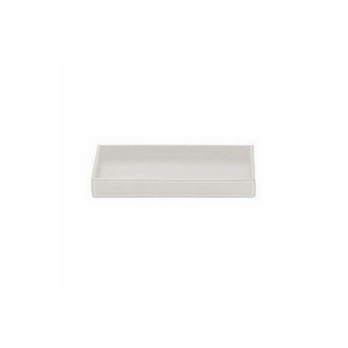 Decor Walther Brownie 0930050 BROWNIE TAB M schaal/ tray kunstleder wit