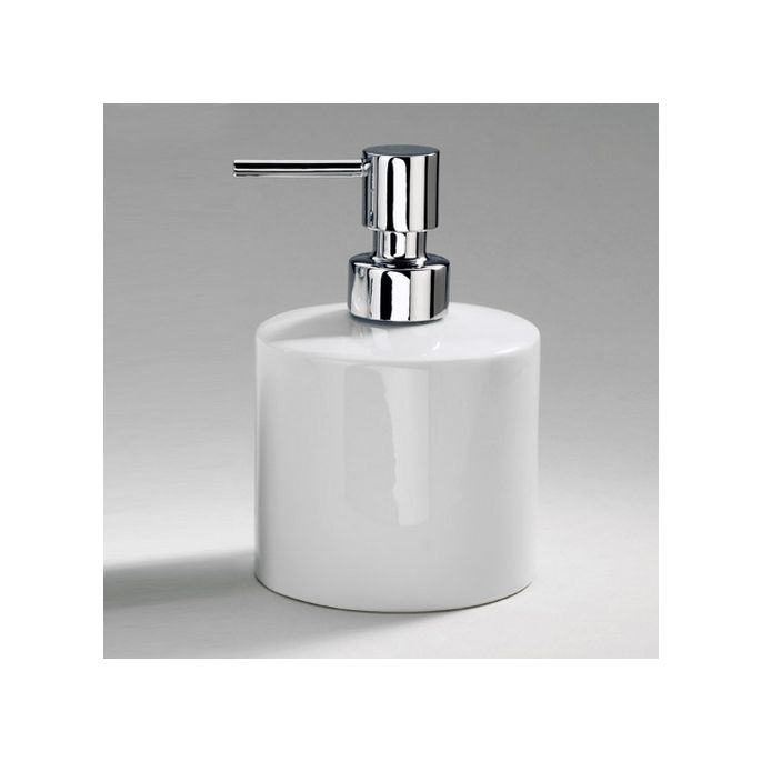 Decor Walther Porcelain 0844100 DW 520 zeepdispenser staand porselein wit/ chroom