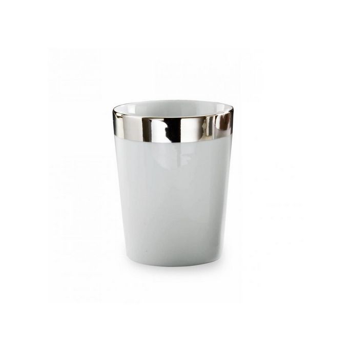 Decor Walther Porcelain 0846200 BE 50 beker porselein wit/ platinum