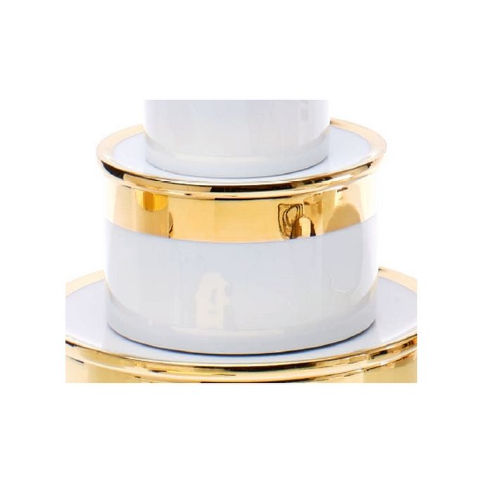 Decor Walther Porcelain 0849020 DMD M box met deksel porselein wit/ goud