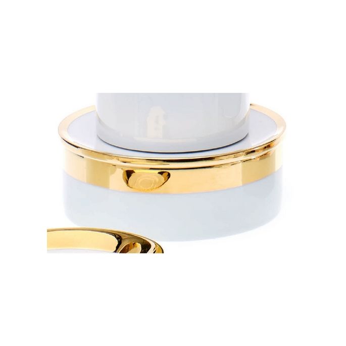 Decor Walther Porcelain 0849120 DMD L box met deksel porselein wit/ goud