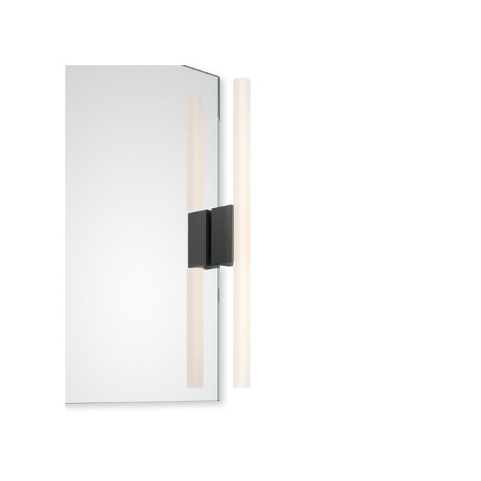 Decor Walther 0402260 OMEGA 1 spiegellamp 30/50x5cm mat zwart