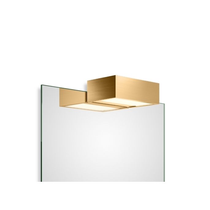 Decor Walther 0420182 BOX 1-15 N LED spiegellamp dimbaar 15x10cm mat goud