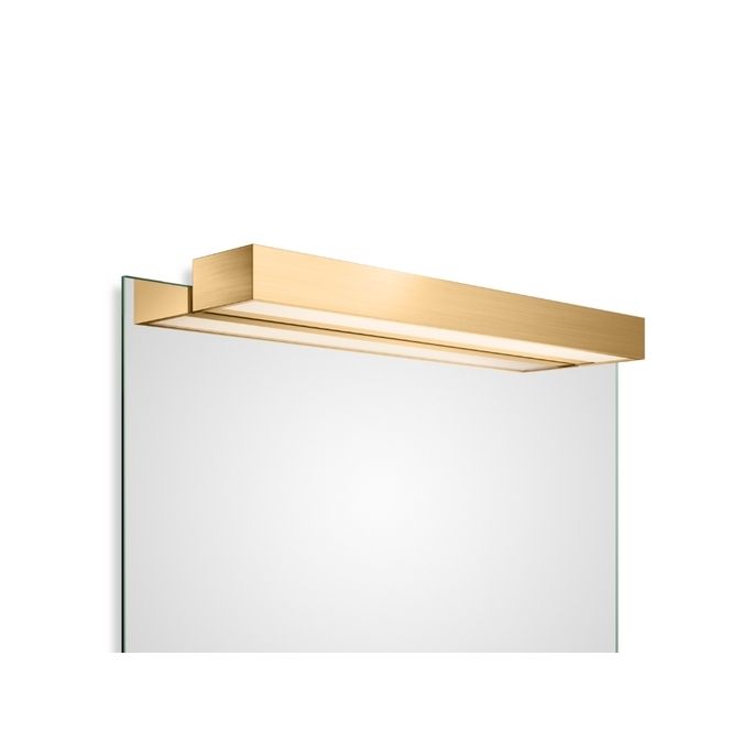Decor Walther 0420482 BOX 1-60 N LED Spiegelaufsteckleuchte dimmbar 60x10cm Gold matt